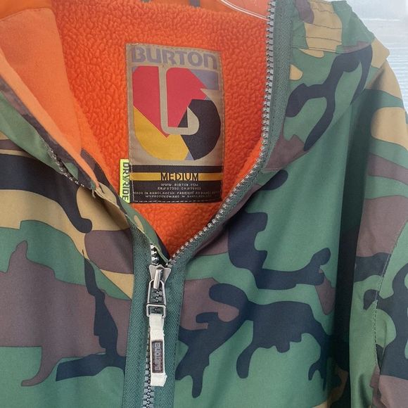 Burton Dryride Ski Snowboarding Jacket Camouflage Outdoor Performance Men’s Sz M - Picture 5 of 15